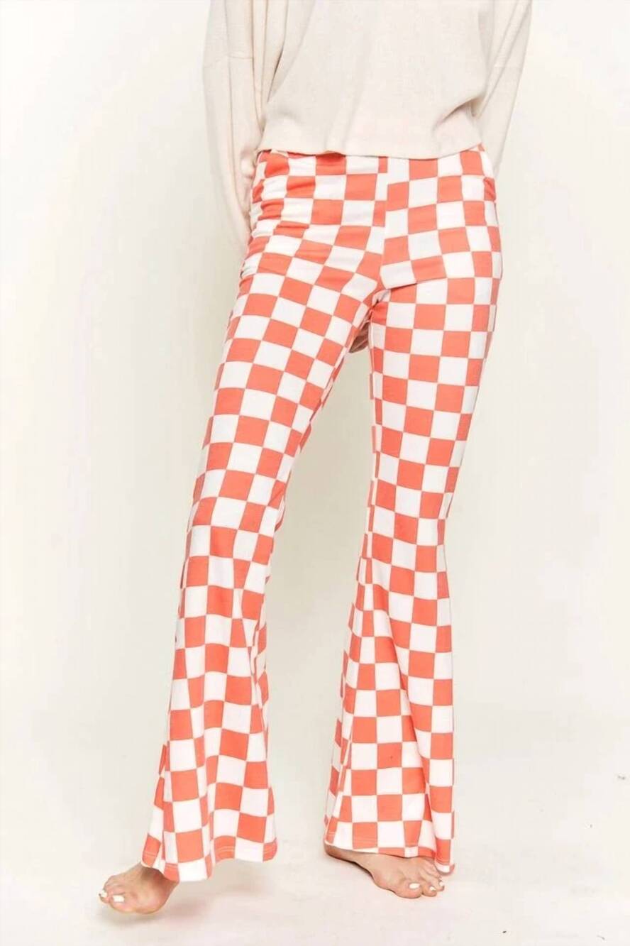 NEW JADE BY JANE gameday pants in orange